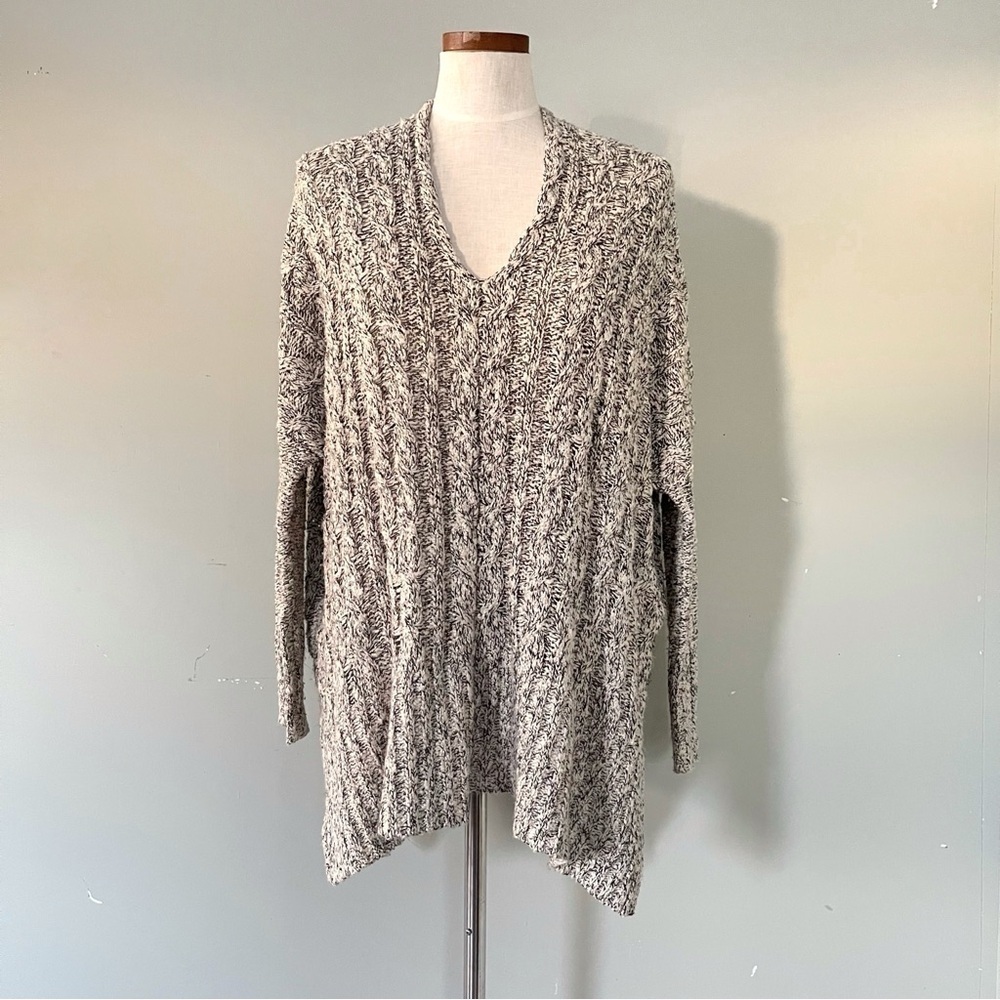 Anthropologie One The Land marled oversized sweater size Small preowned